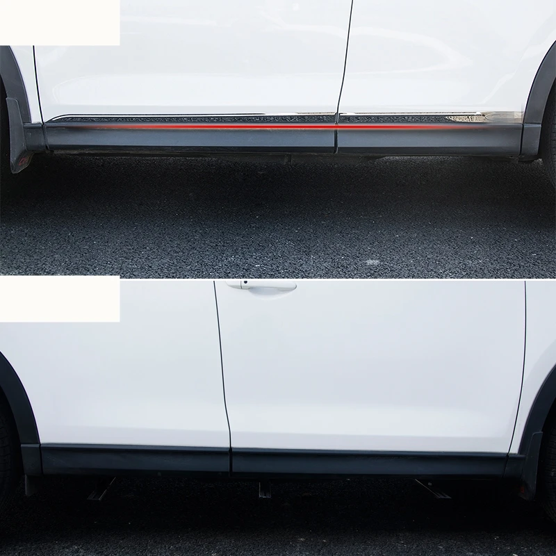 Для Mazda CX-5 CX5 CX 5 анти-Натирание Кузова Боковая дверь резиновое украшение защитные полоски бампер бары автомобильные аксессуары