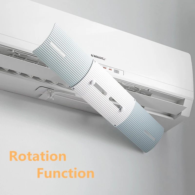 

Adjustable Air Conditioner Cover 70cm Anti-Wind Straight Shield Baffle Board Protector Air Cooling Windshield Wind Guide Plate