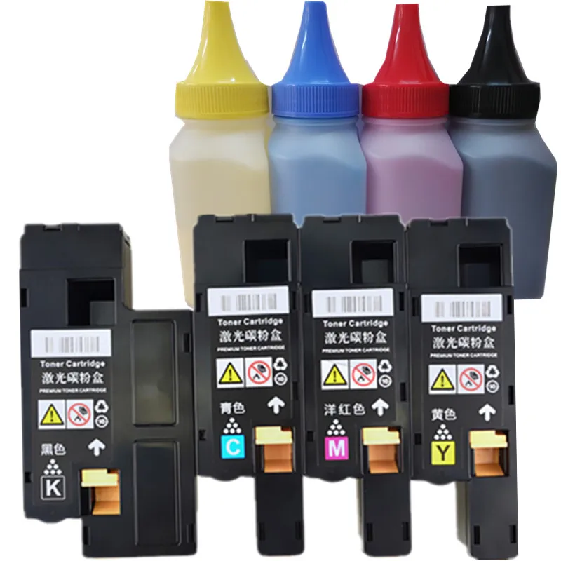 

For Xerox Docuprint CP105 CP105b CP205 CP205w CM205b CM205 CM205f CM205fw CP215 CM215 color toner cartridge + toner powder
