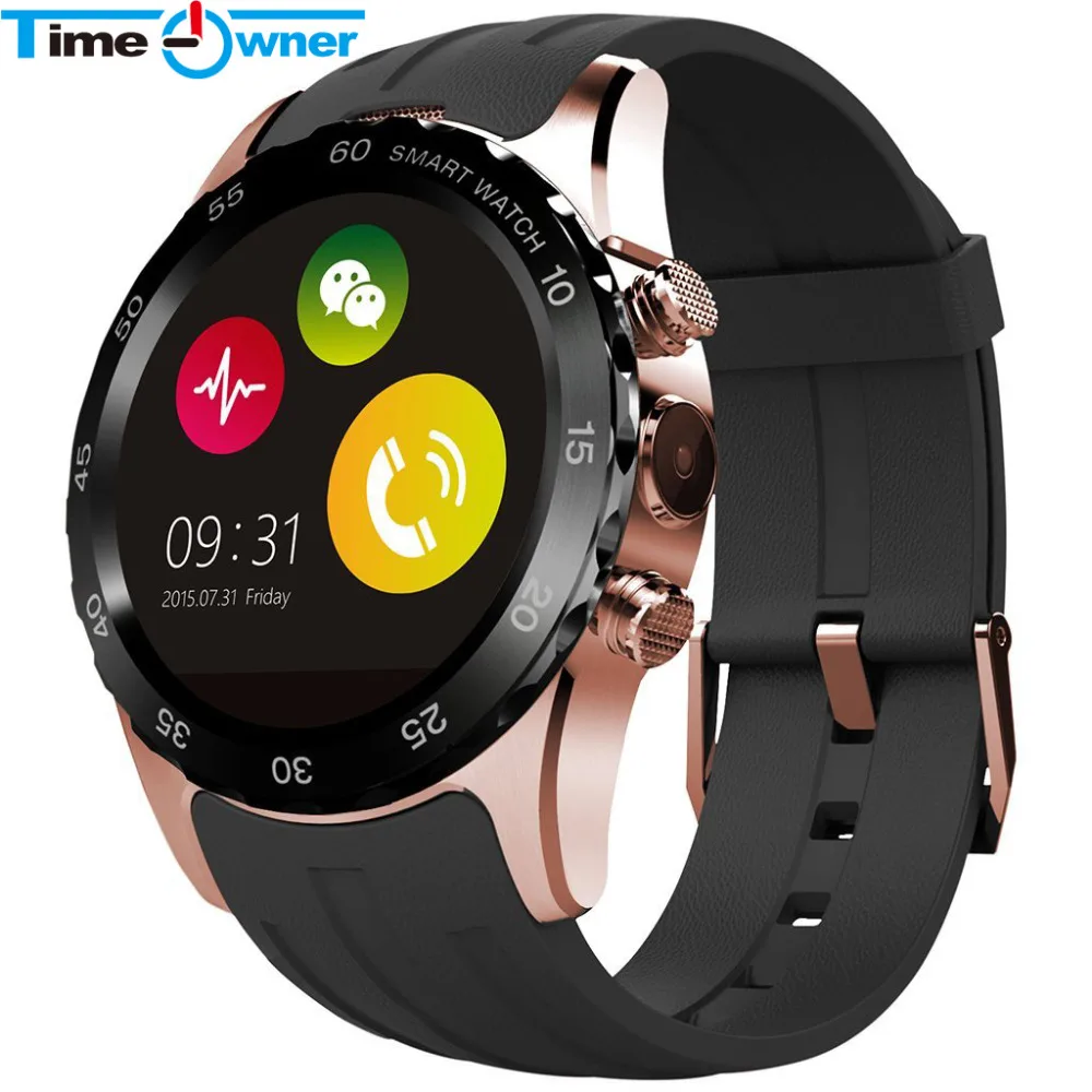 TimeOwner Умный Часы Андроид Smartwatch Anti-Потерянный NFC Водонепроницаемый Heart Rate Monitor для IOS Android Smart Electronics