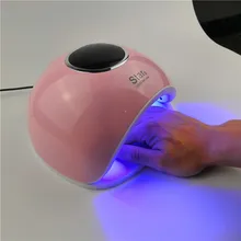 Сиси 72 Вт Двойной УФ светодио дный ногтей лампы Гель-лак для ногтей Сушилка инструмент Curing Light с нижней 99 s таймер ЖК-дисплей дисплей УФ-лампы для гель Лаки