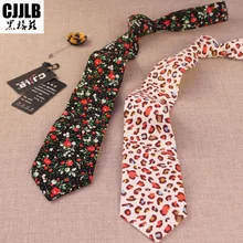 Мужской s Повседневный хлопок галстук с принтом мужские модные классические 8 см галстуки Свадебные цветы бизнес галстук цветочный галстук