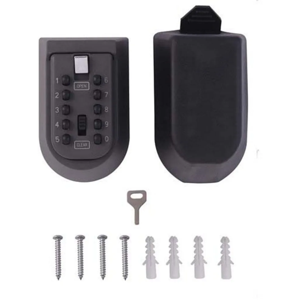 

Rust Free Outdoor Wall Mount Spare Key Safe Box Lock Holder Water Weather Proof Safe Box Supplies Portable Size
