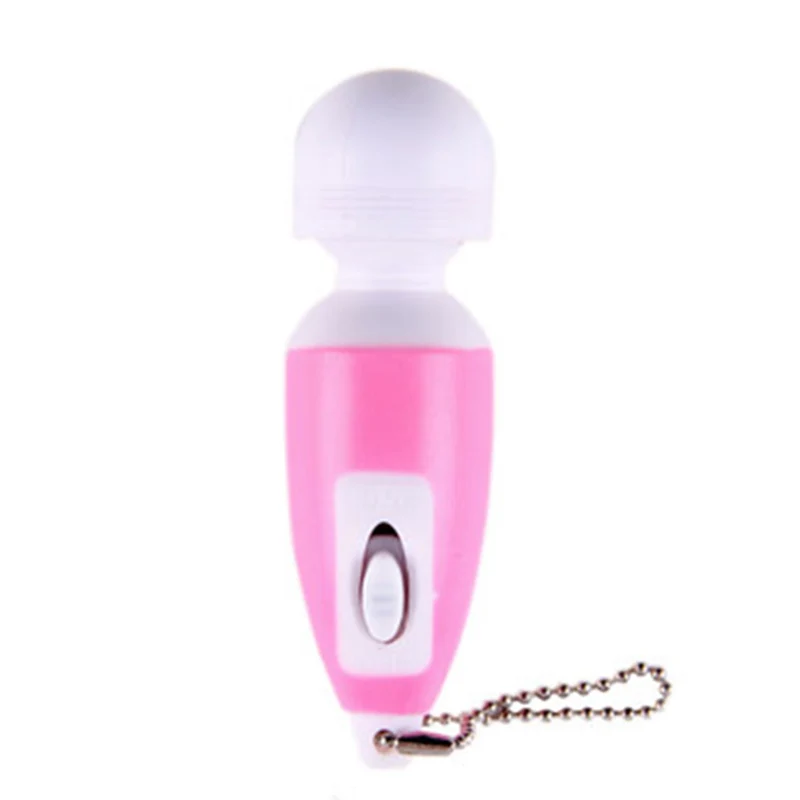 

Mini Massage Stick Tiny Stress Relief Electronic Key-Chain Ring Full Body Massager with Button ( Random Color ) 88 Dro