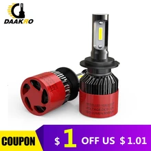 2Pcs S2 LED Bulb Car Headlight H7 LED H1 H4 H8 H9 H11 72W 4000LM 8000LM 6000K Fog Light 12V 24V Auto Headlamp Lamps Pure White 2Pcs S2 LED Bulb Car Headlight H7 LED H1 H4 H8 H9 H11 72W 4000LM 8000LM 6000K Fog Light 12V 24V Auto Headlamp Lamps Pure White