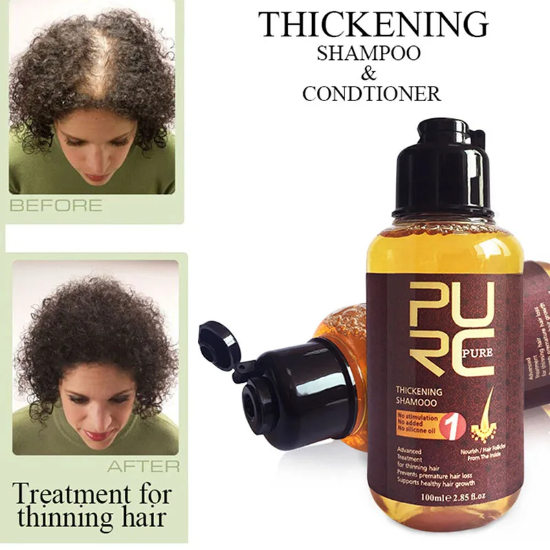 100ml Effective Herbal Scent Hair Loss Treatment Shampoo