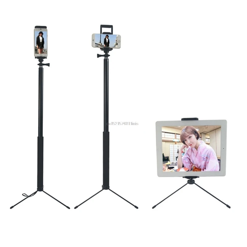 1 5 m/2m Выдвижная палка для селфи штатив Трипод стойка iPhone iPad DSLR Android