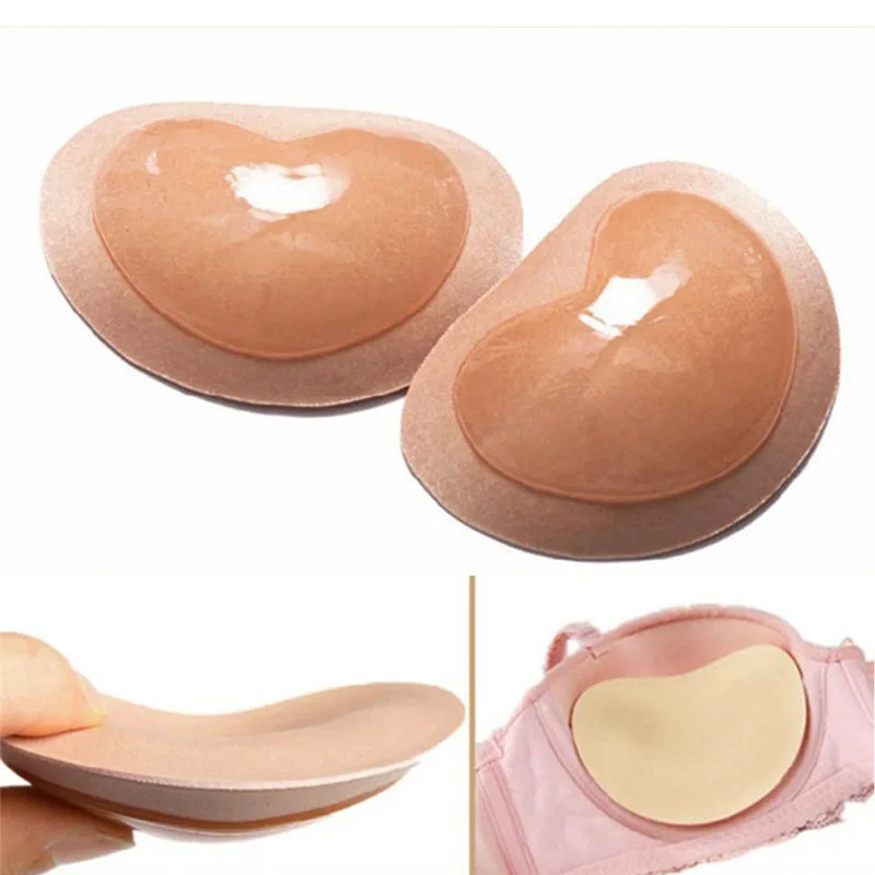 

Silicone Pads On The Chest Bra Accessories Pasties Nipple Cover Push-Up Bra Padding Inserts Swimsuit Padding Invisible Bra