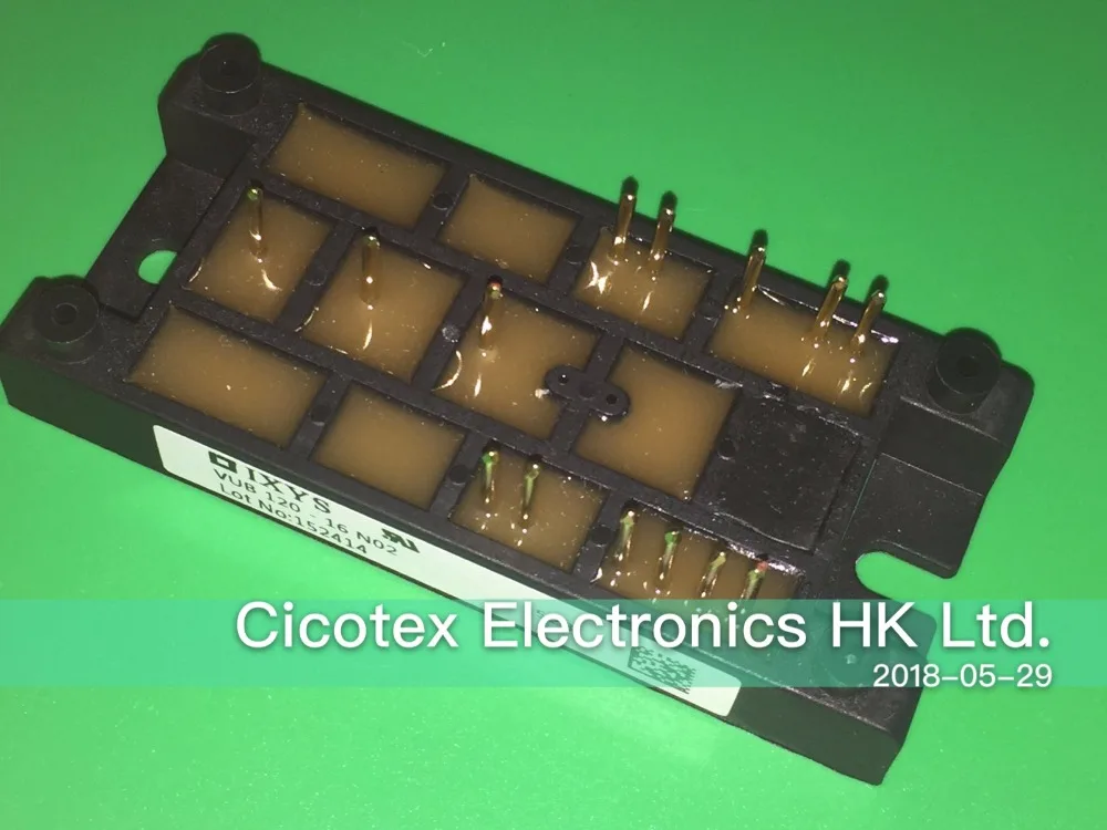 

VUB120-16NO2 MODULE IGBT RECT BRIDGE 3PH 1600V V2-PACK VUB120-16N02