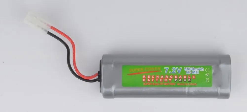 7,2 V аккумулятор 6800 mah Ni-MH аккумулятор для RC автомобилей грузовик багги лодка Танк Ni-MH Baterias Серый Ужин мощность