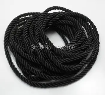 

Free Ship 50m maserratula rope Nylon Black Rope String Cord Fit Necklace Charms 5mm