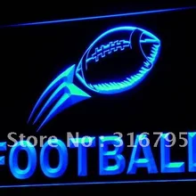 I576 футбольная витрина тренировочный бар светодиодный неоновый свет знак включения/выключения 20+ цвета 5 размеров