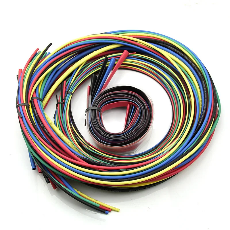 

High Quality 11Sizes Assorted Heat Shrink Tubing Cable Wrap Tube Sleeving Pack 6Colors 55M