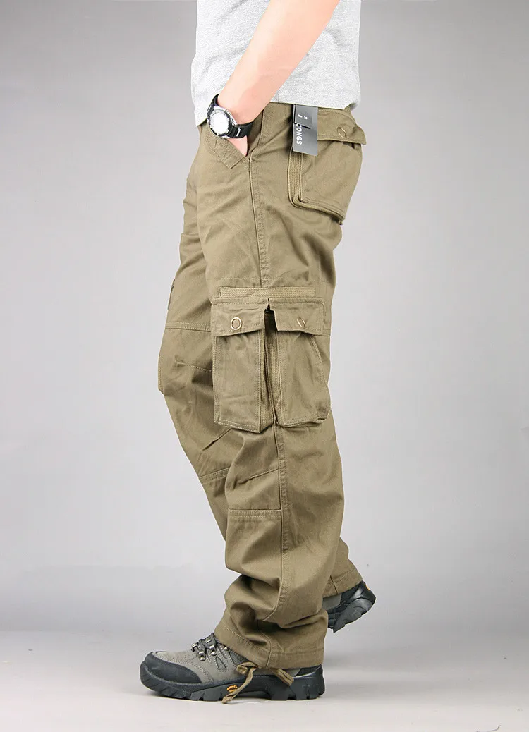 Новый Для мужчин S Тактический Брюки карго Для мужчин камуфляж Комбинезоны для девочек одежда Свободные мешковатые Мотобрюки армия Militar
