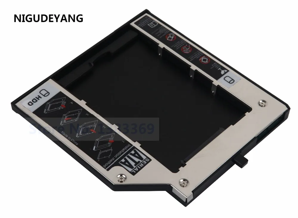 NIGUDEYANG 2nd SATA SSD HDD Оптический отсек Caddy Корпус для IBM lenovo ThinkPad x200 x201 x220 ultracase