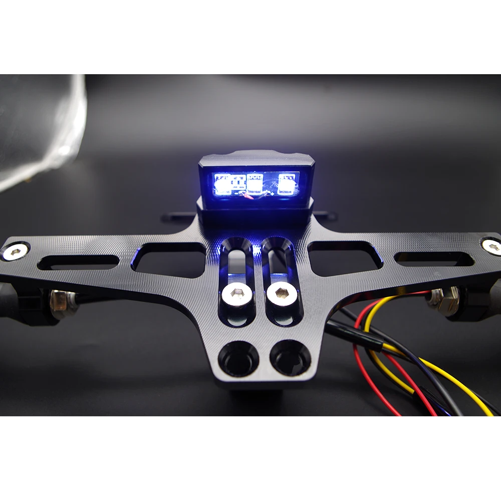 

CNC Motorcycle License plate frame Accessories cover For yamaha xt 600 pulsar ns 200 honda cb1000r porta matriculas moto