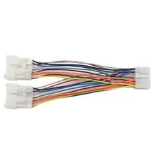 Moonet (5 + 7) CD coche Reproductor de MP3 Splitter/Y de Retención del cable Harness Cable Fit para Toyota (5 + 7) conector QX995