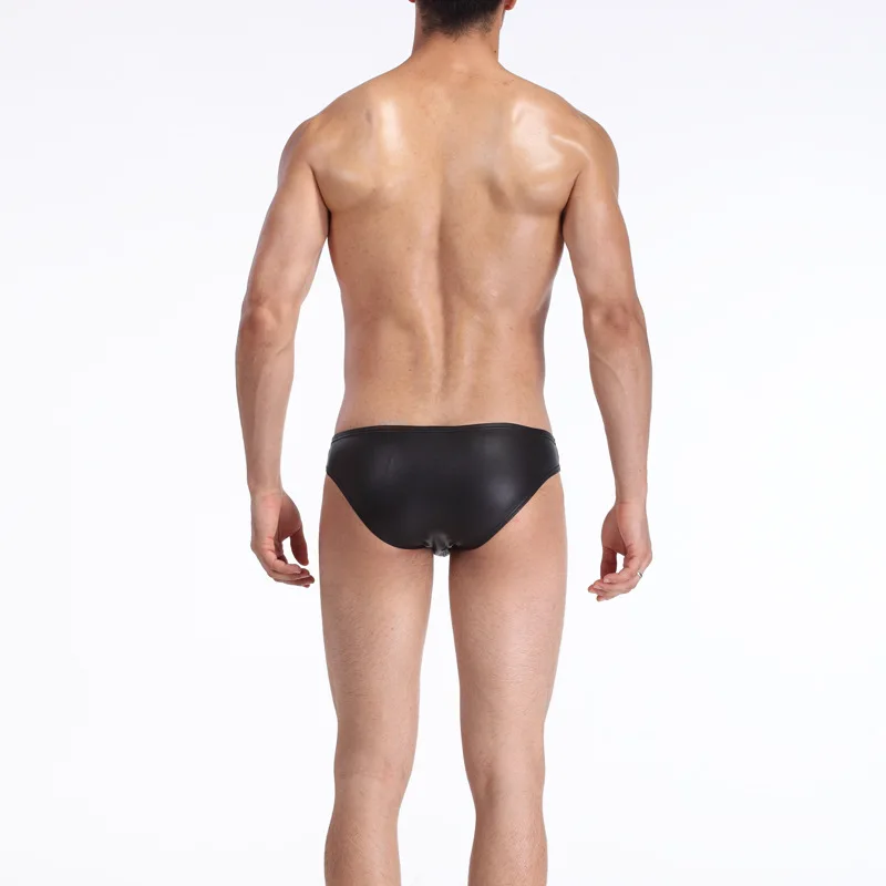 New Fashion Men S Leather Underwear Boxer Shorts Comfortable Hips Man Sexy Underpants In Boxers