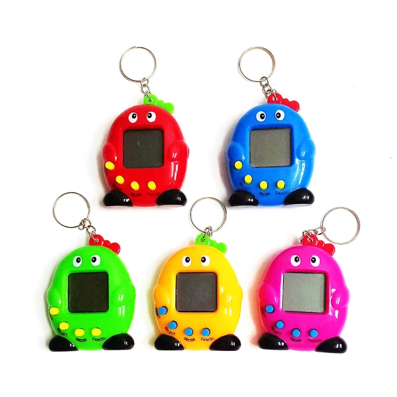 

1PC Cute Penguin LCD Virtual Digital Pet Electronic Game Machine With Keychain