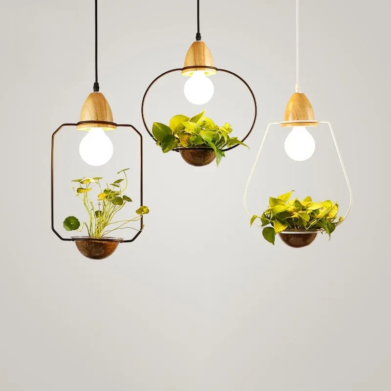 Modern Home Dinner Led Pendant Light Creative Potted Plant Balcony Designer Hanging Light Fixtures Free Shipping Modern Home Dinner Led Pendant Light Creative Potted Plant Balcony Designer Hanging Light Fixtures Free Shipping