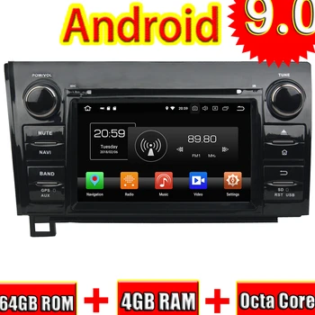 

TOPNAVI Android 9.0 Car DVD Media Center Player For Toyota Sequoia Tundra 2010 2011 2012 GPS Navigation Auto Radio Stereo 2 Din