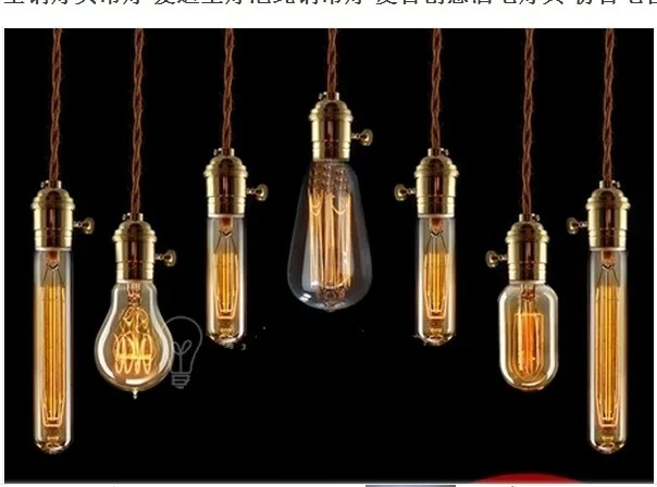 Ing Quality Full Copper Lamp Sockets Woven Cables Edison Vintage Ing Quality Full Copper Lamp Sockets Woven Cables Edison Vintage Fireworks Silk Bulbs Combined Pendant Light Lighting In Lights From