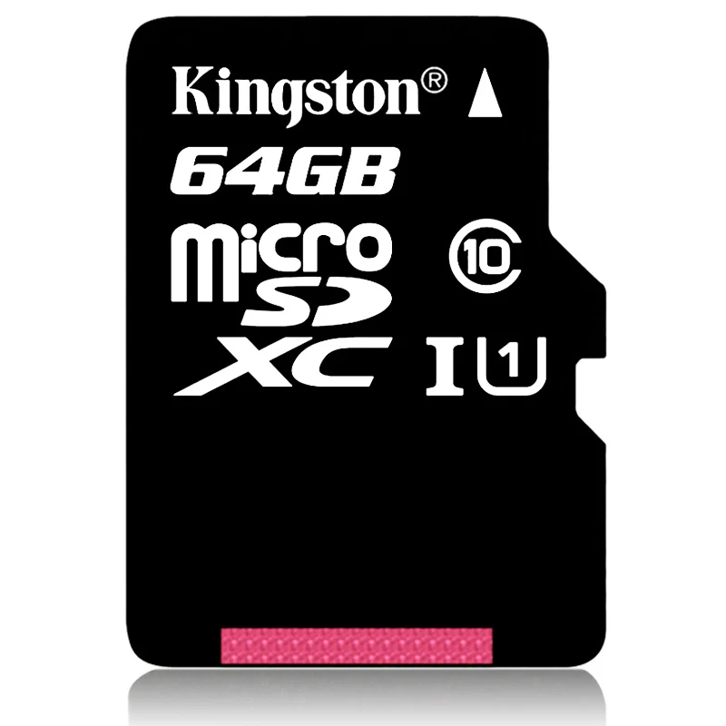 Kingston Micro SD 8 ГБ 16 ГБ 32 ГБ 64 Гб 128 ГБ 256 ГБ флеш-карта памяти Microsd SDHC/SDXC класс 10 дропшиппинг TF карт Micro sd - Емкость: K-TF-64G-C10