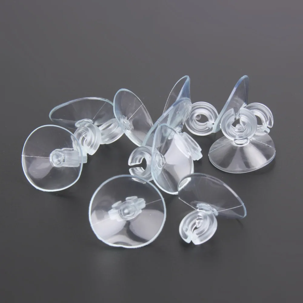 

10Pcs Silicone Aquarium Sucker Suction Cup Holder Sucker for Fish Tank Pump Airline Tube 4/6mm Aquatic Pet Supplies