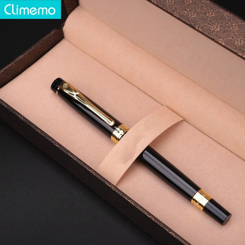 Climemo авторучка черный Иридий золотая ювелирная ручка денежный подарок для