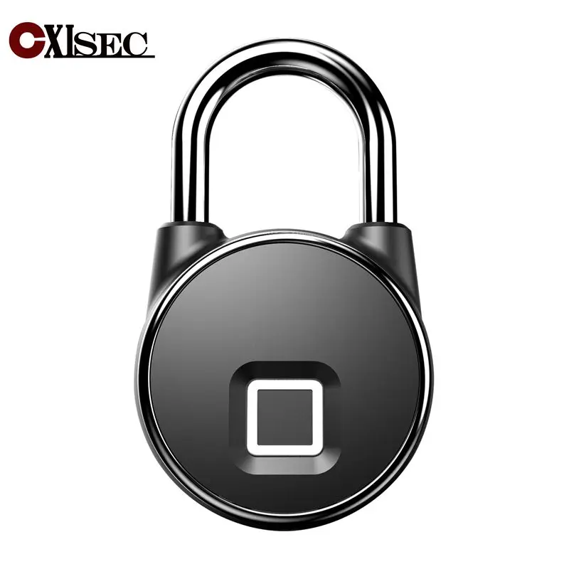 

USB Rechargeable Smart Bluetooth Fingerprint Lock IP66 Waterproof safe aganist theft Security Padlock Door Luggage Case Lock