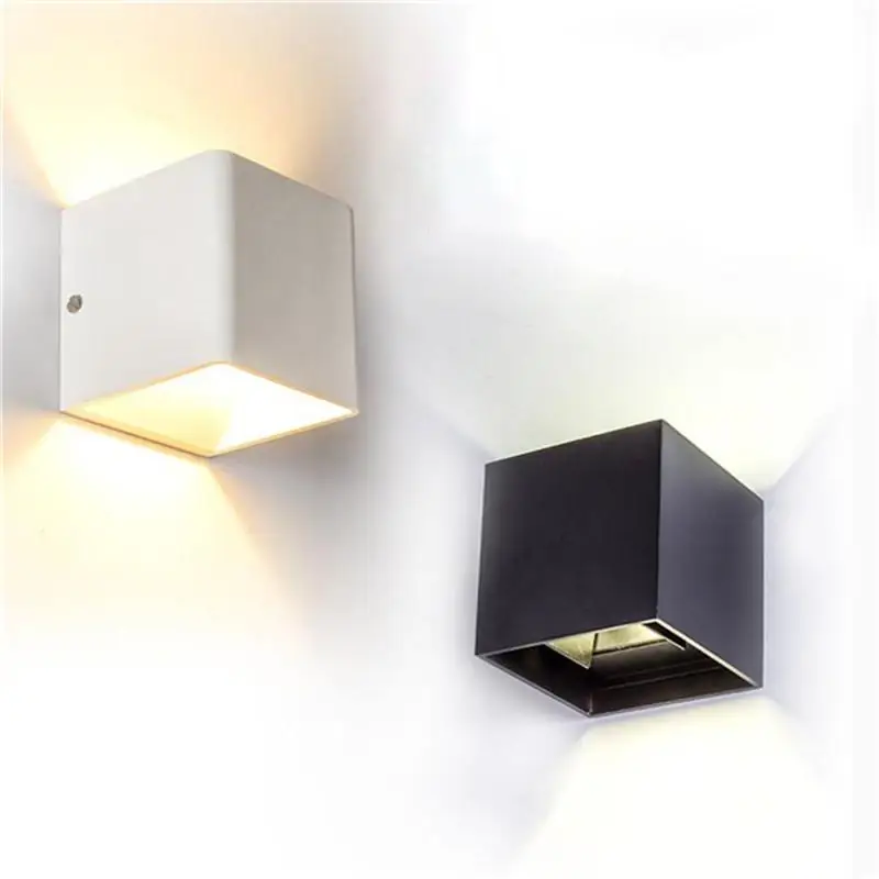

HobbyLane Waterproof Dimmable Aluminum Shell Square COB Lamp Bead Wall Lamp For Corridor Aisle Outdoor Lighting