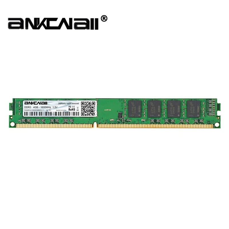 DDR3 2 ГБ/4 ГБ/8 г RAM 1600 МГц PC3 12800U Настольный ПК DIMM память 240 контакты для системы Intel Высокая совместимость