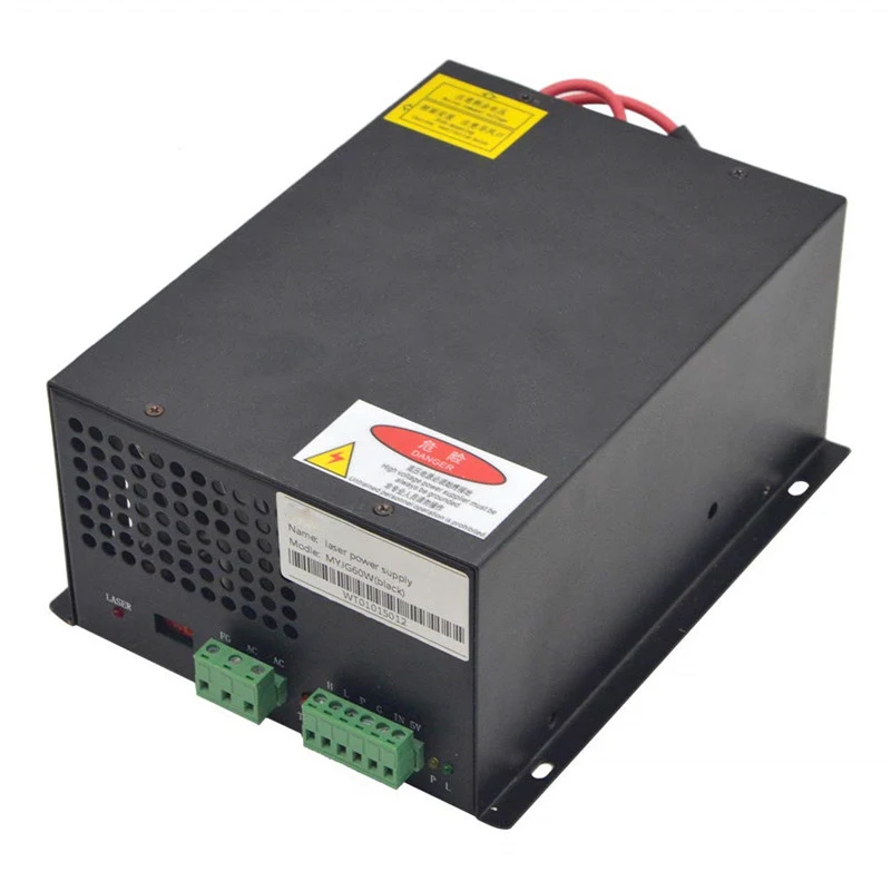 

220V 60W CO2 Laser Power Supply for CO2 Laser Engraver Cutter Engraving Machine
