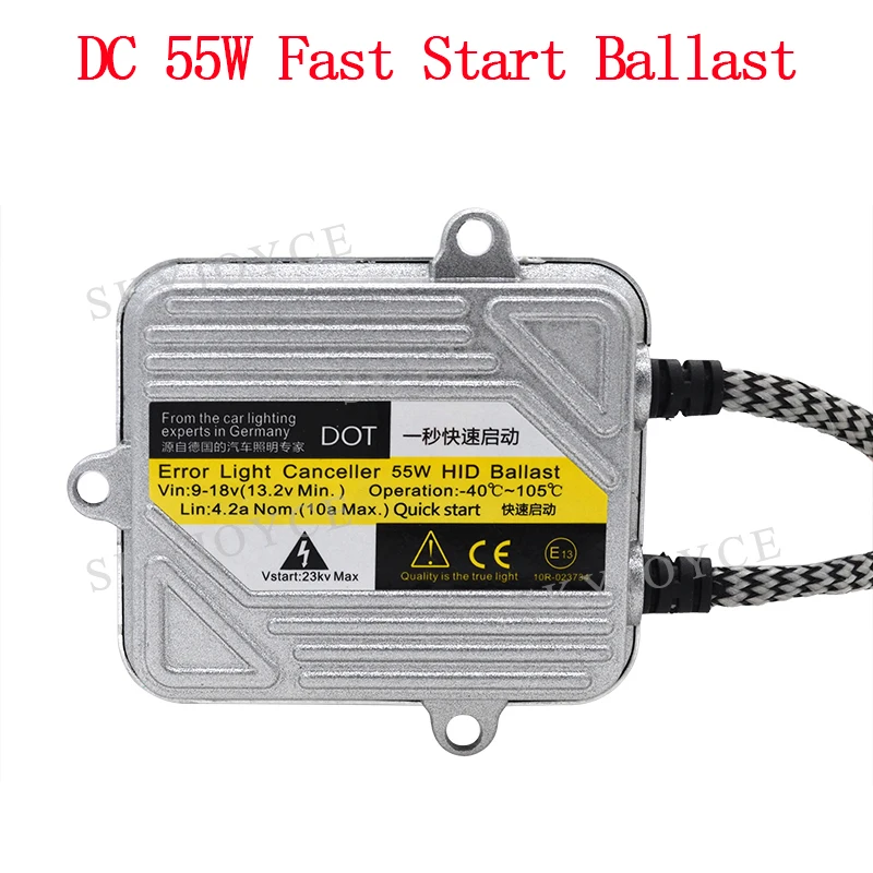SKYJOYCE DC 55 Вт Автомобильная фара Xenon H7 H1 H3 H11 9005 9006 9012 D2H HID ксеноновый комплект 12 В 5500K