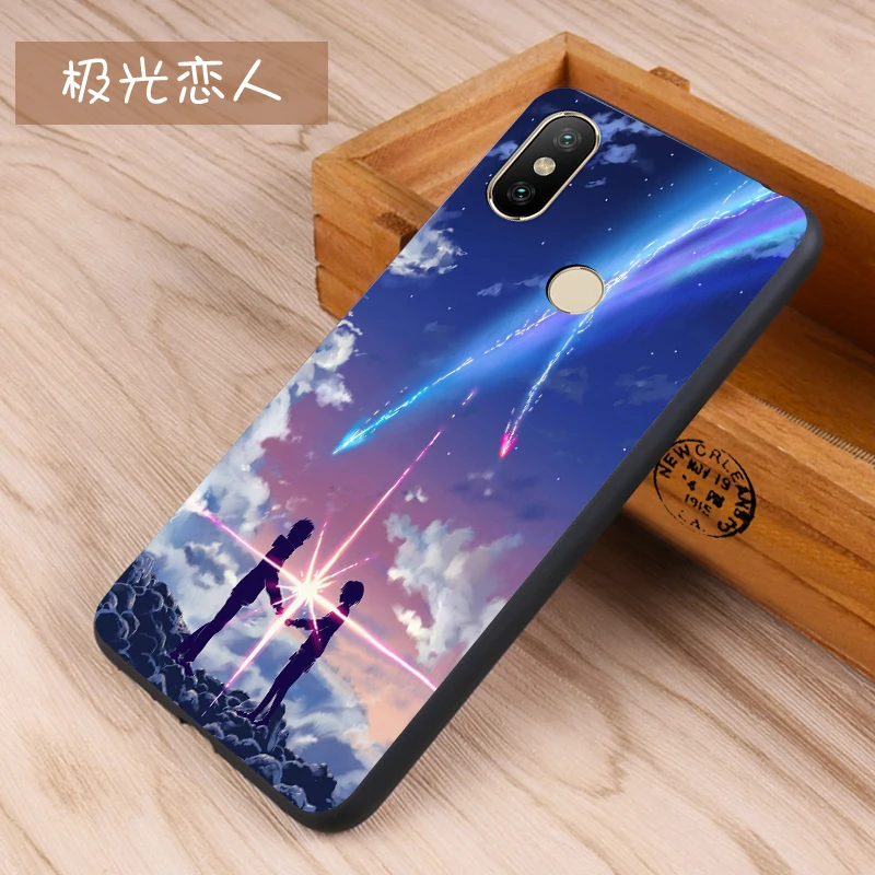 ALIVO For Xiaomi Mi 6X case Cartoon 3D Relief Painted Full Protection soft Silicone anti-knock Fitted Case for xiaomi mi6x cover |