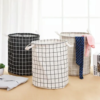 

Storage Barket Foldable Fabric Dirty Clothes Basket Big Capacity Waterproof Children's Toy Storage Basket Home Storage Bag
