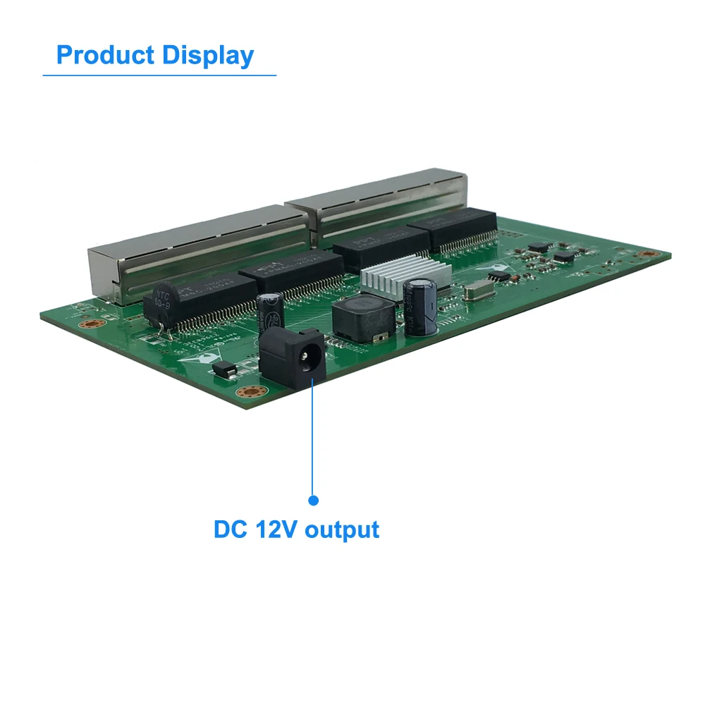 GPON EPON SOLUTION SUPPLIER 8 Port Gigabit WEB Managed Reverse PoE Switch pcb board Support VLAN IGMP