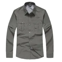 Уличные мужские походные рубашки, военная быстросохнущая рубашка, Мужская тактическая одежда, для кемпинга, с длинным рукавом, сменные рубашки