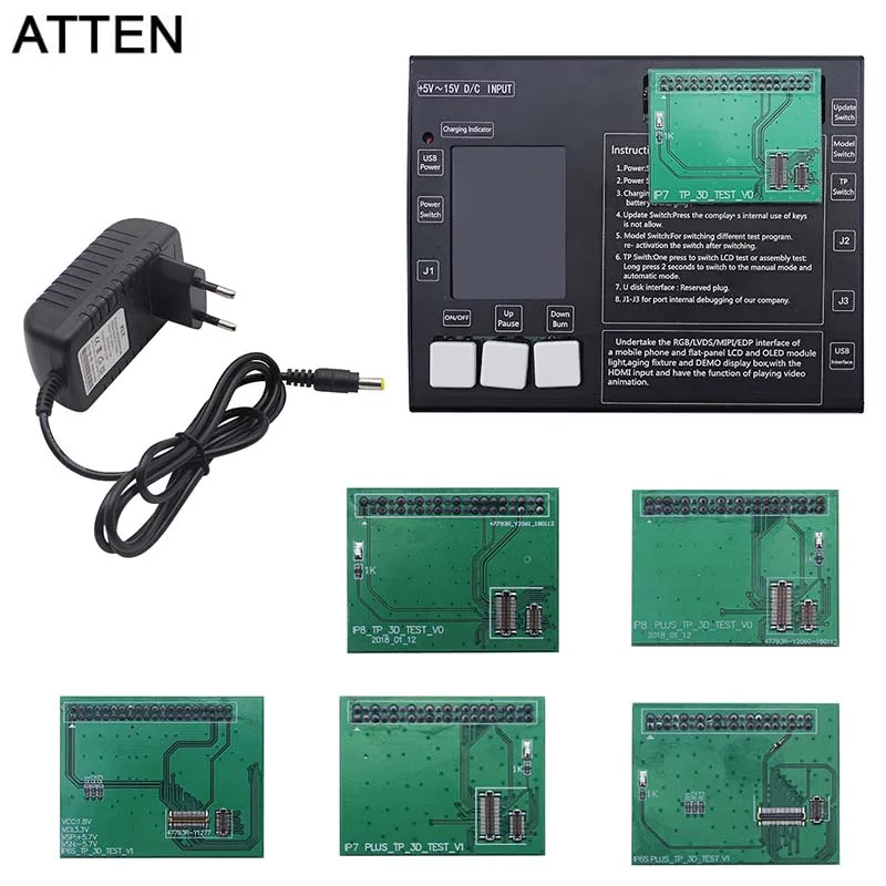 Comprare ATTEN display LCD e Digitizer Touch screen del pannello Tester di prova per iphone 6 S 6 s plus 7 7 plus 8 8 più Touch Screen Tester Box