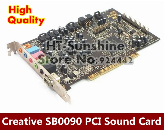 Оригинальная разборка, для звуковой карты Creative Sound Blaster Audigy SB0090 PCI 5,1, работает хорошо