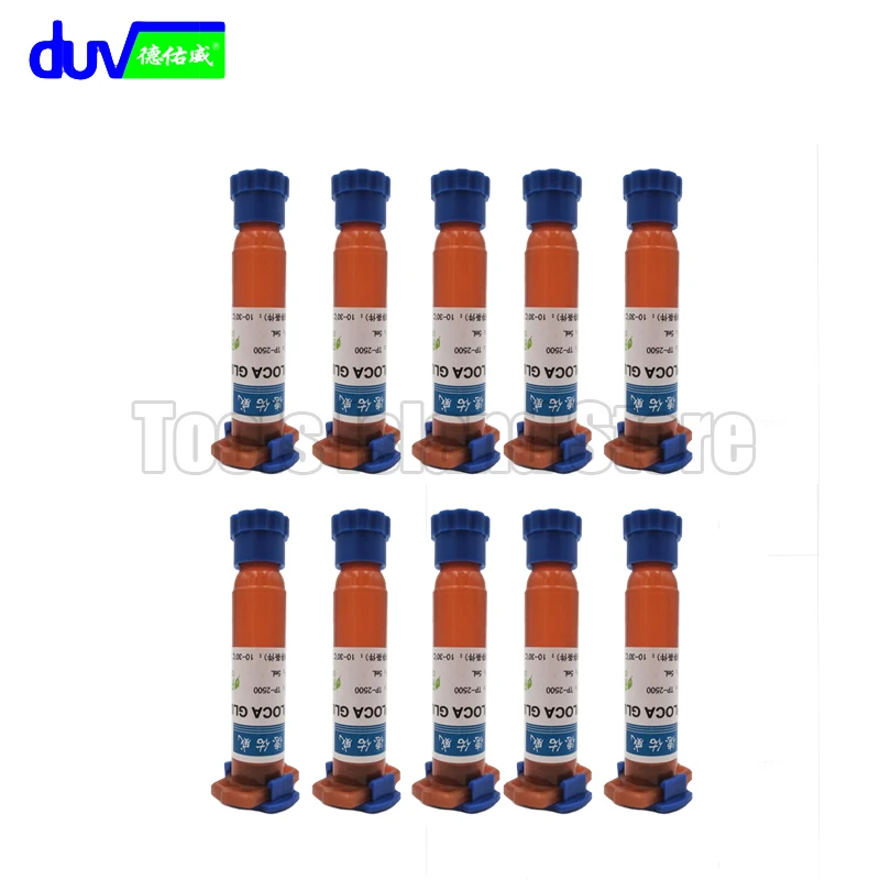 

10pcs/lot TP-2500 LOCA UV glue liquid optical clear adhesive fresh tp 2500 uv glue tp2500 for touch screen samsung galaxy iPhone