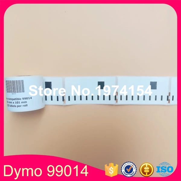 120 X Rolls Adhesive Sticker Accept Dymo Compatible 99014 Label, 101mm*54mm*220 Labels Per Roll dymo labels,dymo99014.dymo 99014
