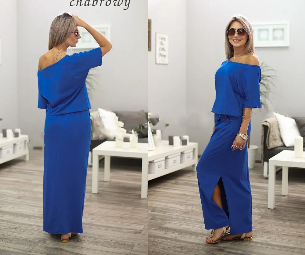 Women Summer Asymmetrical Casual Maxi Dress Pocket Blue Black Long Pleated Loose Dress Streetwear vintage vestidos de fiesta Dresses