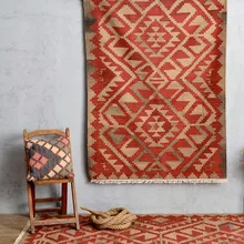 Kilim шерсть ручной работы Ковры геометрический индийский Ковры в клетку и полоску современный Гобелен Коврик дизайн богемный скандинавском стиле
