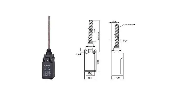 4 шт./лот высокое качество CNTD CLS-181 воблый рычаг Концевой переключатель/микро переключатель Ui 380V Ith 10A, экономичный и пластиковый тип