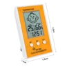 Thermometer Hygrometer Clock 3 Colors Available Measure Temperature Humidity Digital LCD Meter Weather Station Tester C/F ► Photo 3/6