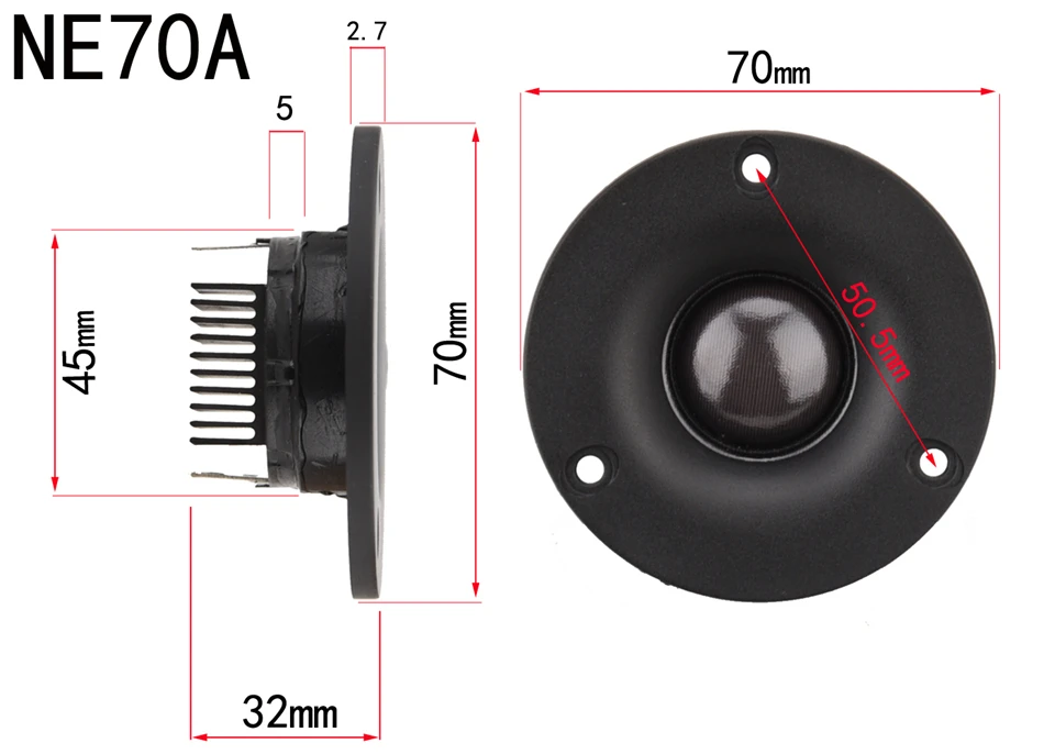 Динамик HIFIDIY LIVE 2 5 3 дюйма неодимовая шелковая мембрана 6 Ом алюминиевый радиатор 30