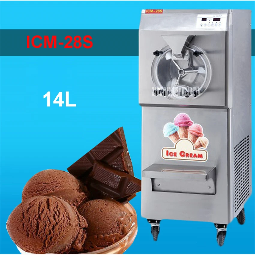 ICM 28S 110V/220V Stainless Steel Commercial Gelato Maker Brand New
