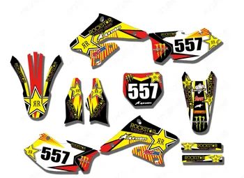

GRAPHICS DECALS STICKERS FULL KIT FOR SUZUKI RMZ250 RMZ 250 04 05