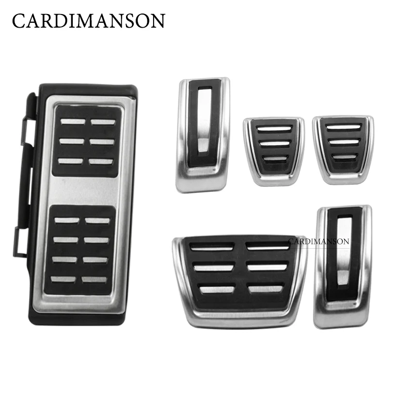 

Car Clutch Gas Fuel Brake Pedal Pads Cover MT AT for Audi A3 for Skoda Superb 2016 Octavia 2015-2017 Accessories Car Styling